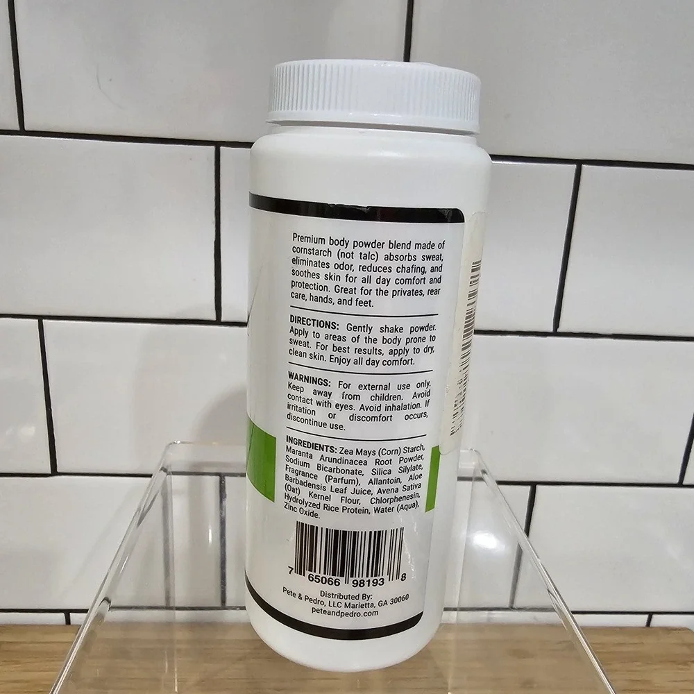 Pete & Pedro FRESH Body & Balls Powder 4.4 oz